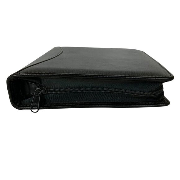 Day Runner Black Genuine Leather Zippered Planner Organizer 8x10 Classic Edition - Picture 4 of 10